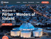Tablet Screenshot of perlan.is